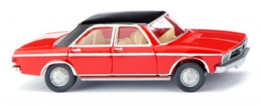 Wiking 012049 - H0 - Audi 100 - verkehrsrot/schwarz